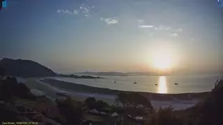 La ría de Vigo y el sur de Pontevedra no bajan de los 20 grados