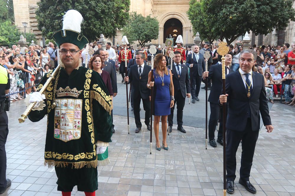 Procesión de la Virgen de la Victoria en Málaga