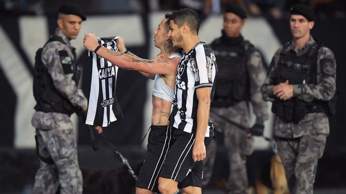 Siete detenidos en un encuentro del Botafogo