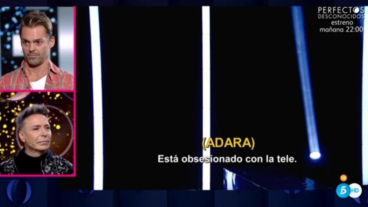 Hugo Castejón contesta muy crítico a Adara en el plató de &quot;GH VIP 7&quot;