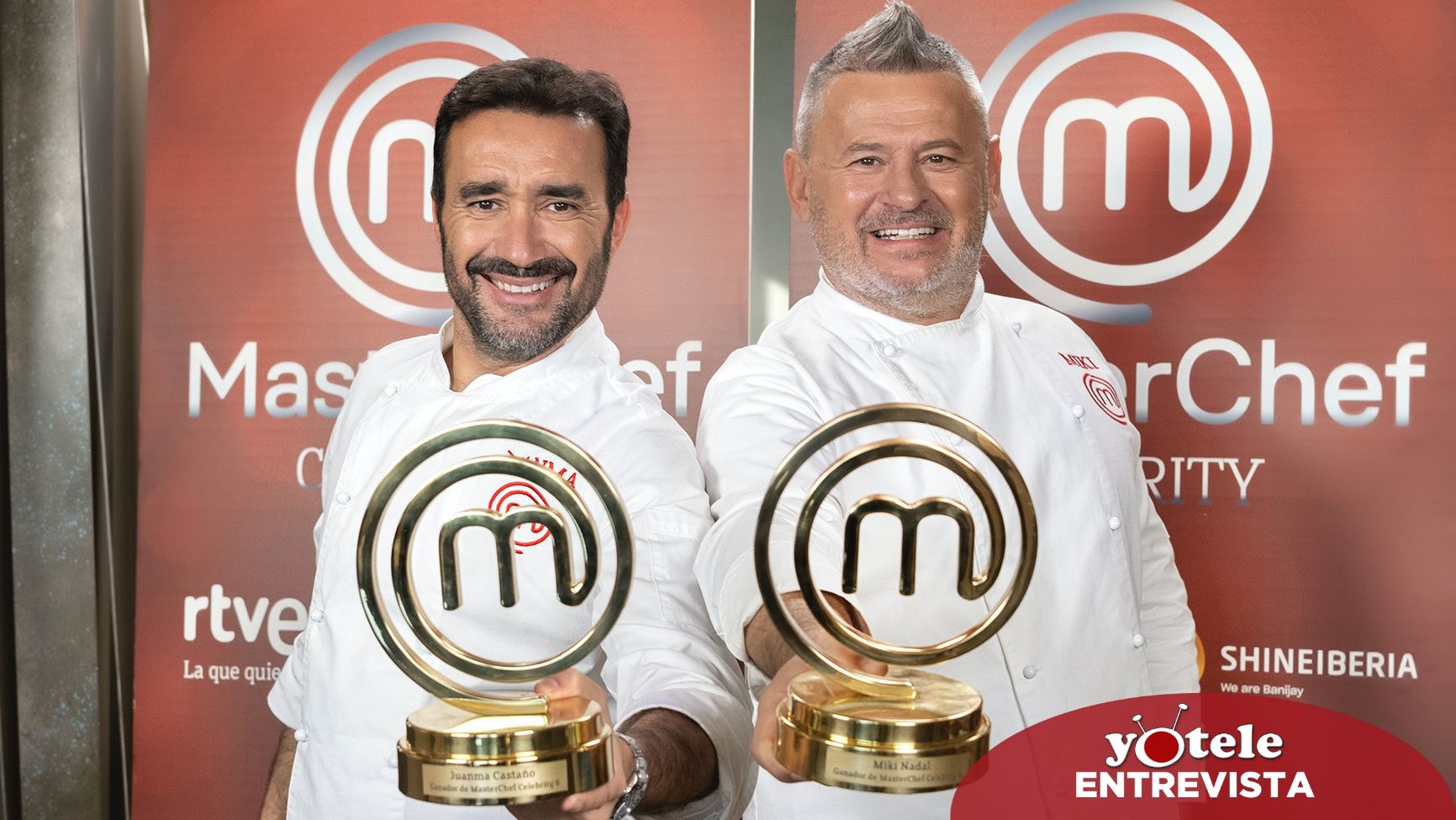 Juanma Castaño y Miki Nadal, ganadores de 'Masterchef Celebrity 6'