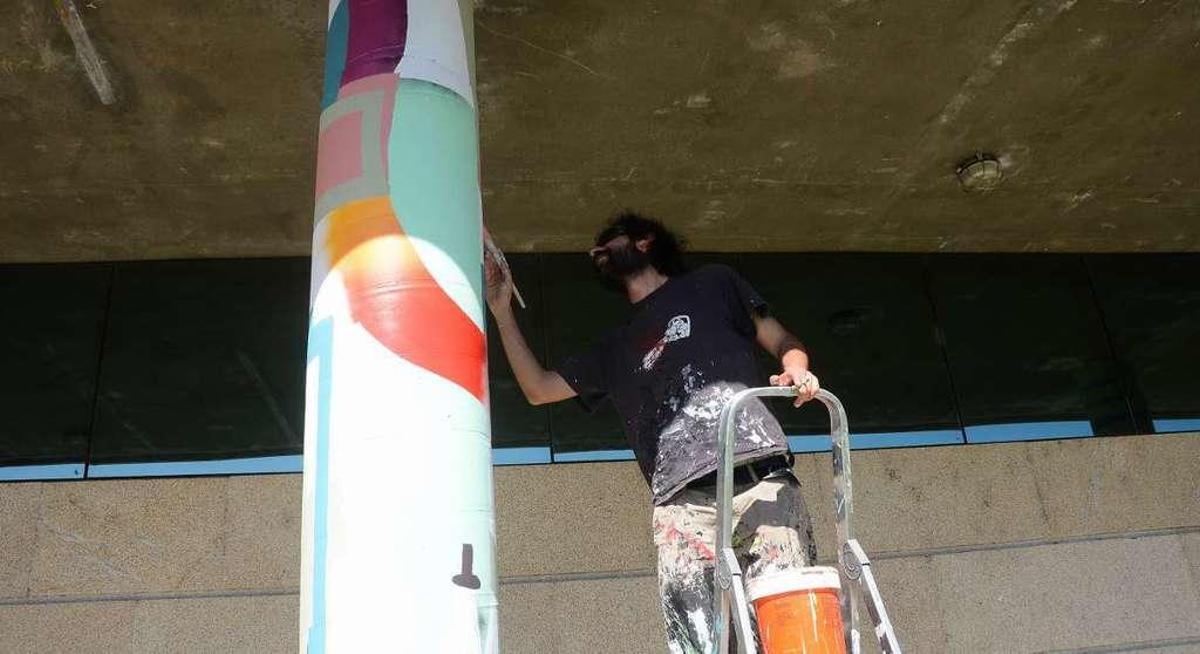 Los colores de Moaña y sirenas para decorar el Concello