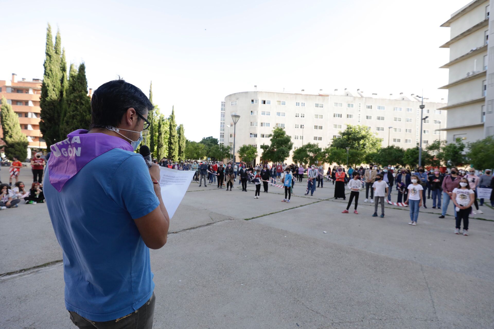 Concentración contra los abusos sexuales de un médico en Zaragoza