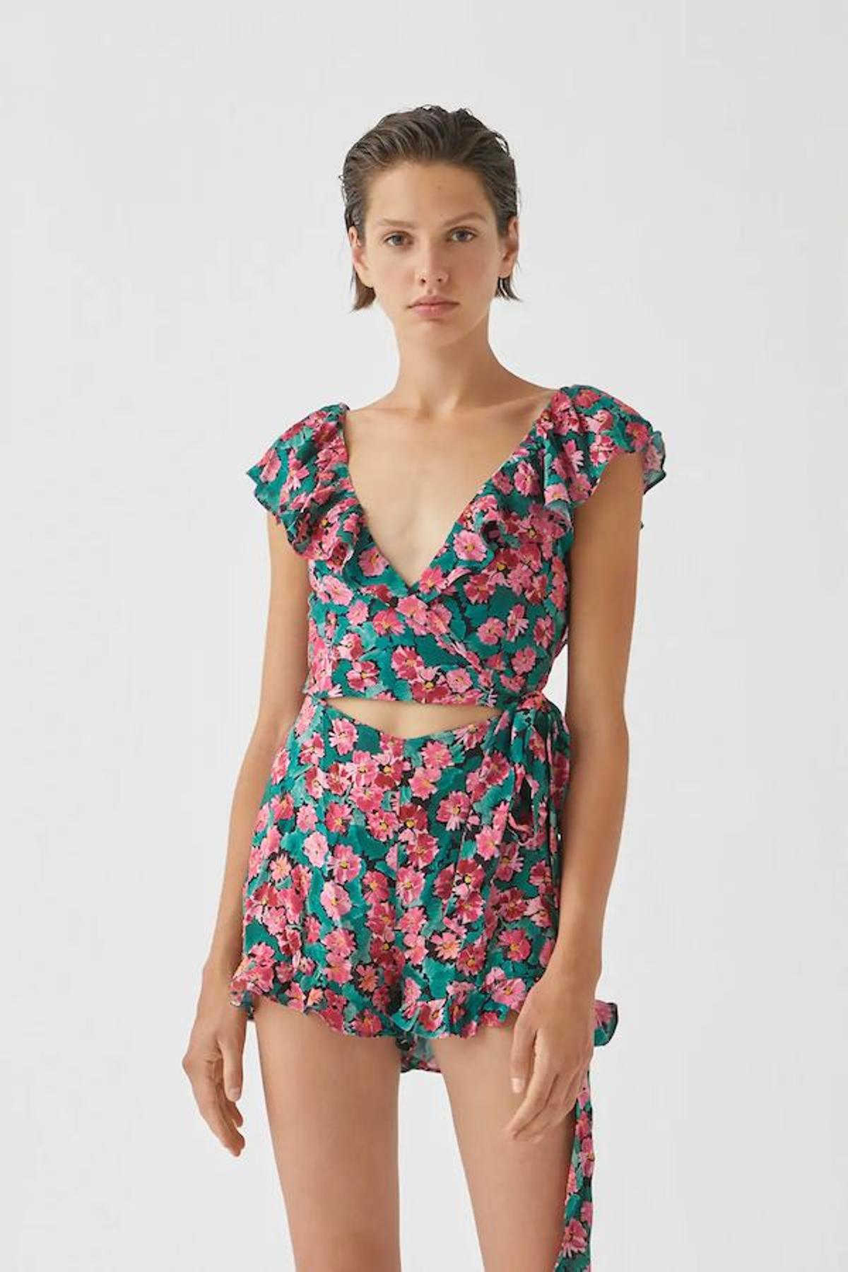 El monoshort floral