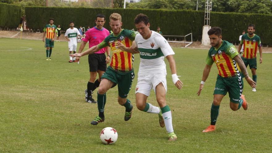 Imagen del primer partido de Liga entre el Ilicitano y el Castellón