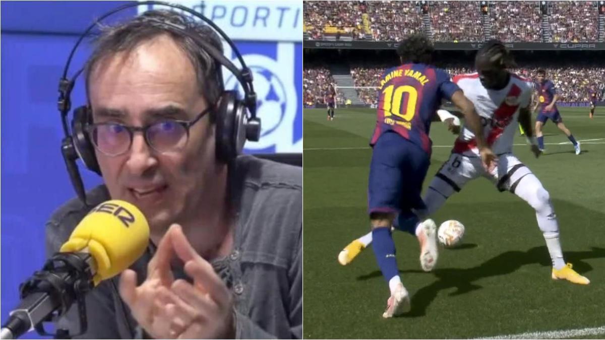 Iturralde González, sobre la acción entre Lamine y Ciss: “Me parece penalti”