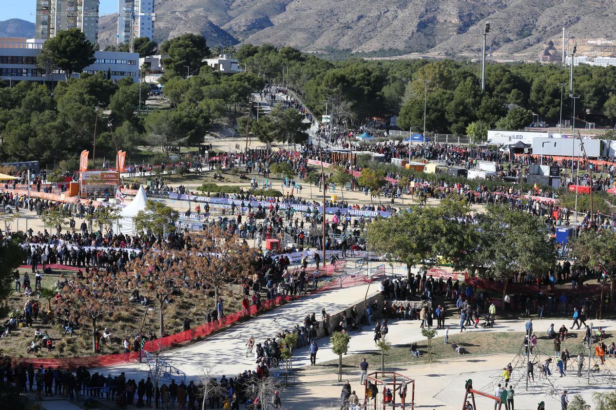 Estadio del ciclocrós en Benidorm