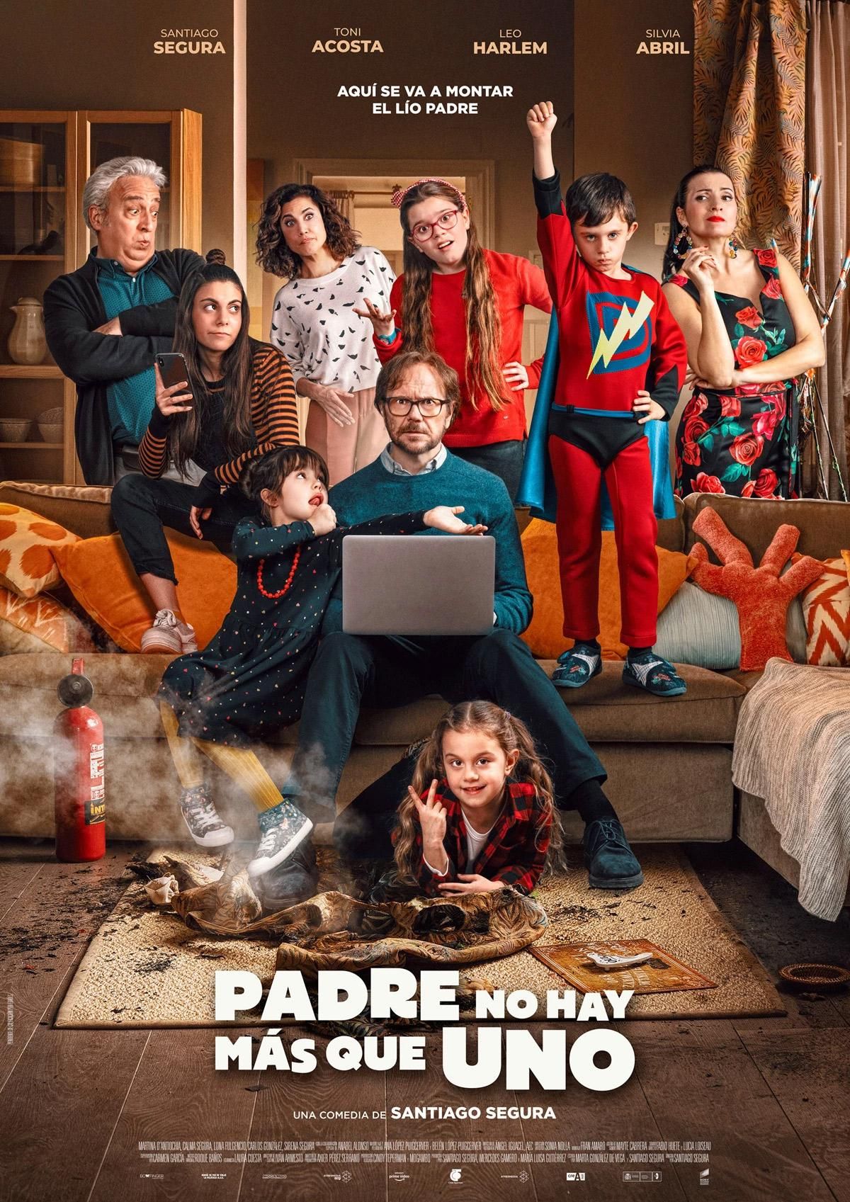 Cartel &quot;Padre no hay más que uno&quot;