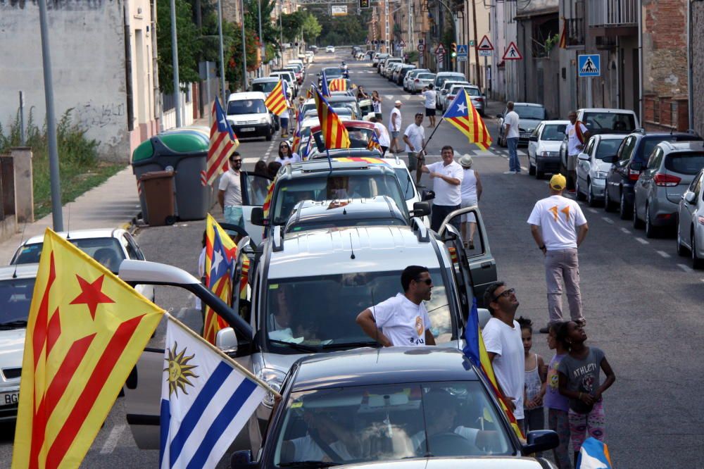 Marxa lenta de cotxes per l'Empordà i el Gironès