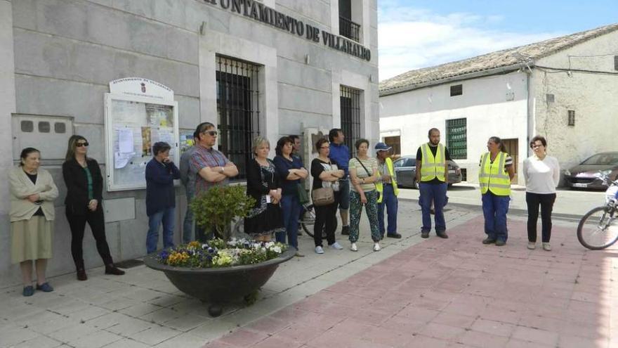 Concentración en Villaralbo.