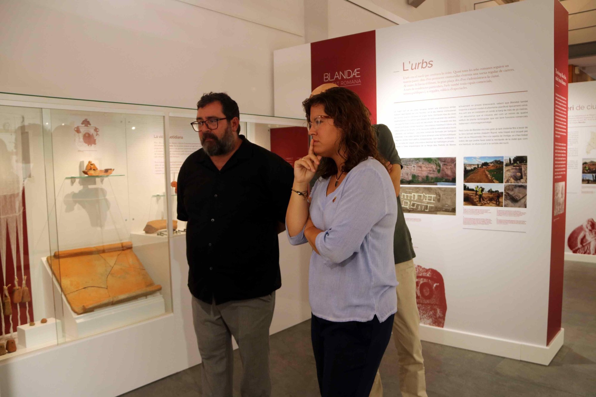 Les fotos del museu sobre el llegat romà de Blanes
