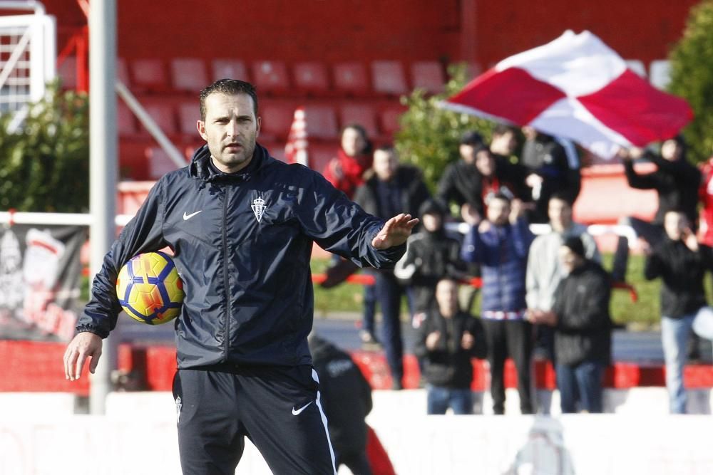 Entrenamiento del Sporting