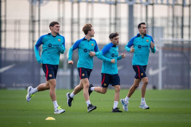 Las imágenes de la despedida de los jugadores del Barça y del último entrenamiento