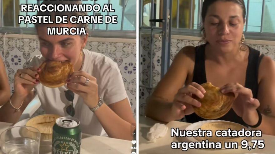 Prueban el pastel de carne típico de Murcia y lo comparan con una comida tradicional de Croacia: &quot;Estuvimos todas de Erasmus&quot;
