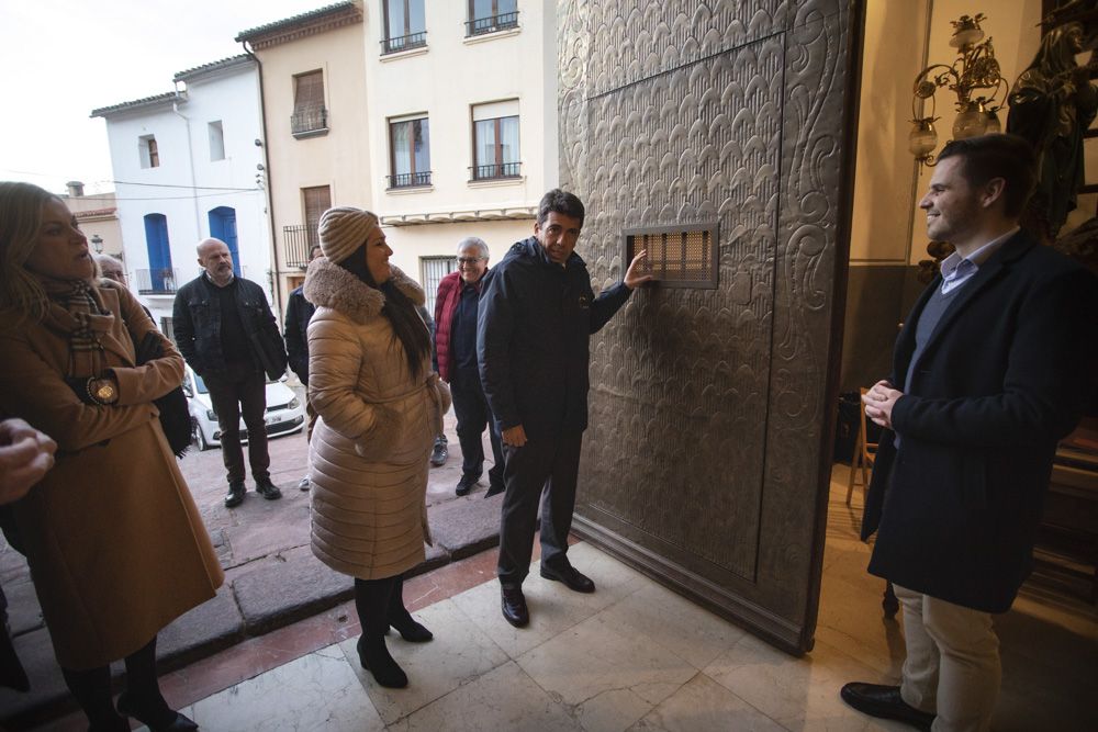 La Mayoralía de la Sang de Sagunt recibe la visita de Carlos Mazón