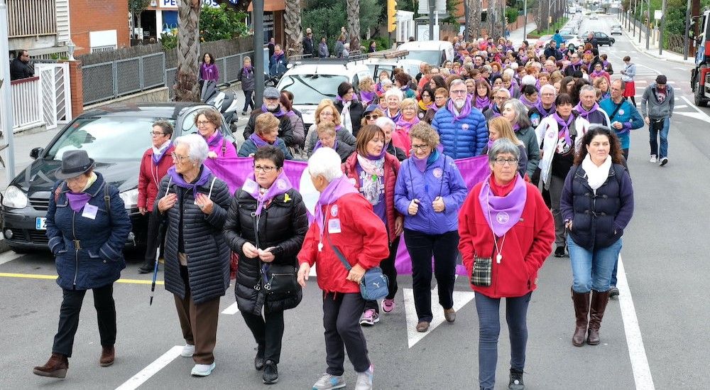 marxa baix llobregat contra la violencia masclista 2018