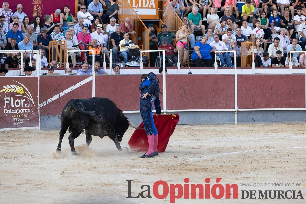 Quinta novillada Feria Taurina del Arroz en Calasparra (Marcos Linares, Diego Bastos y Tristán Barroso)