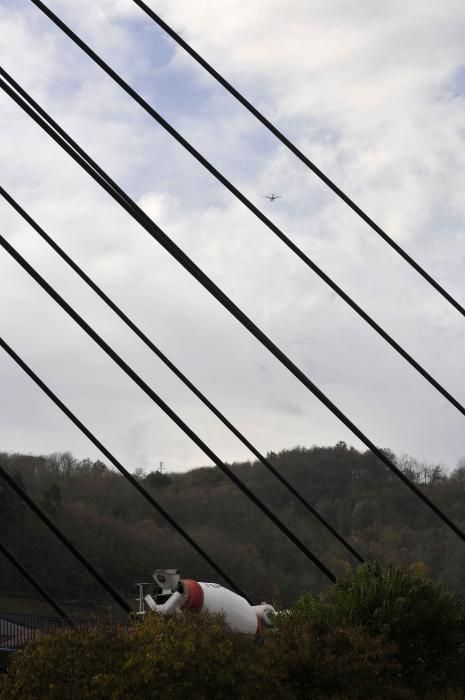 Inspección del Puente de Sama con drones