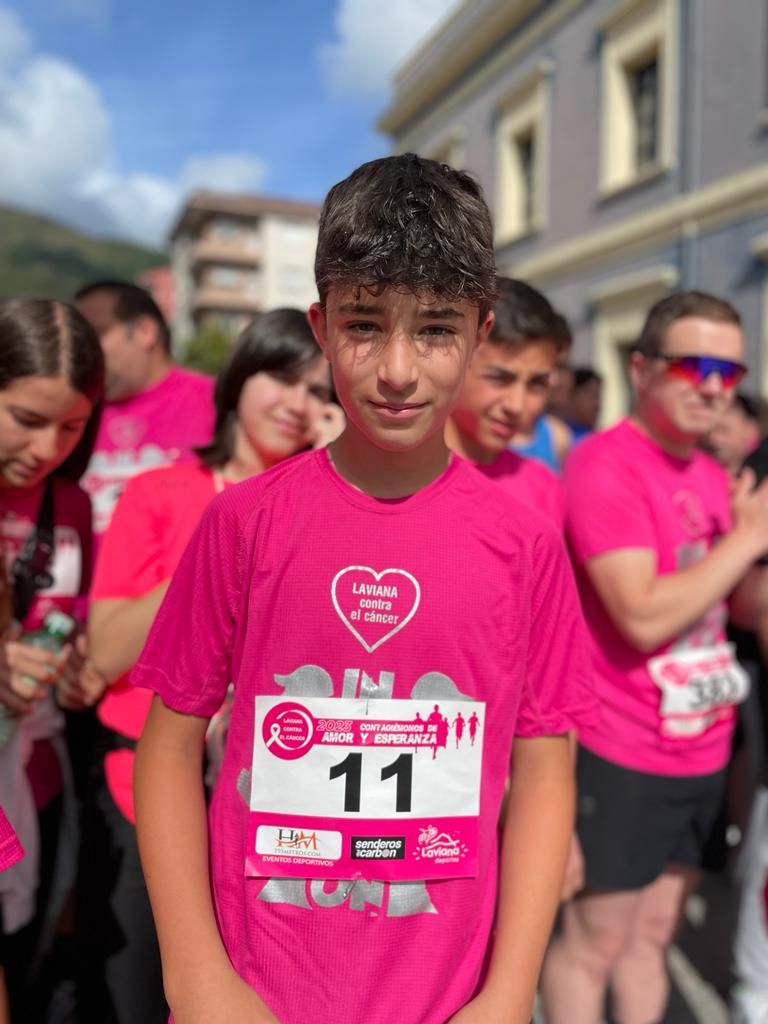 A la carrera en Laviana contra el cáncer