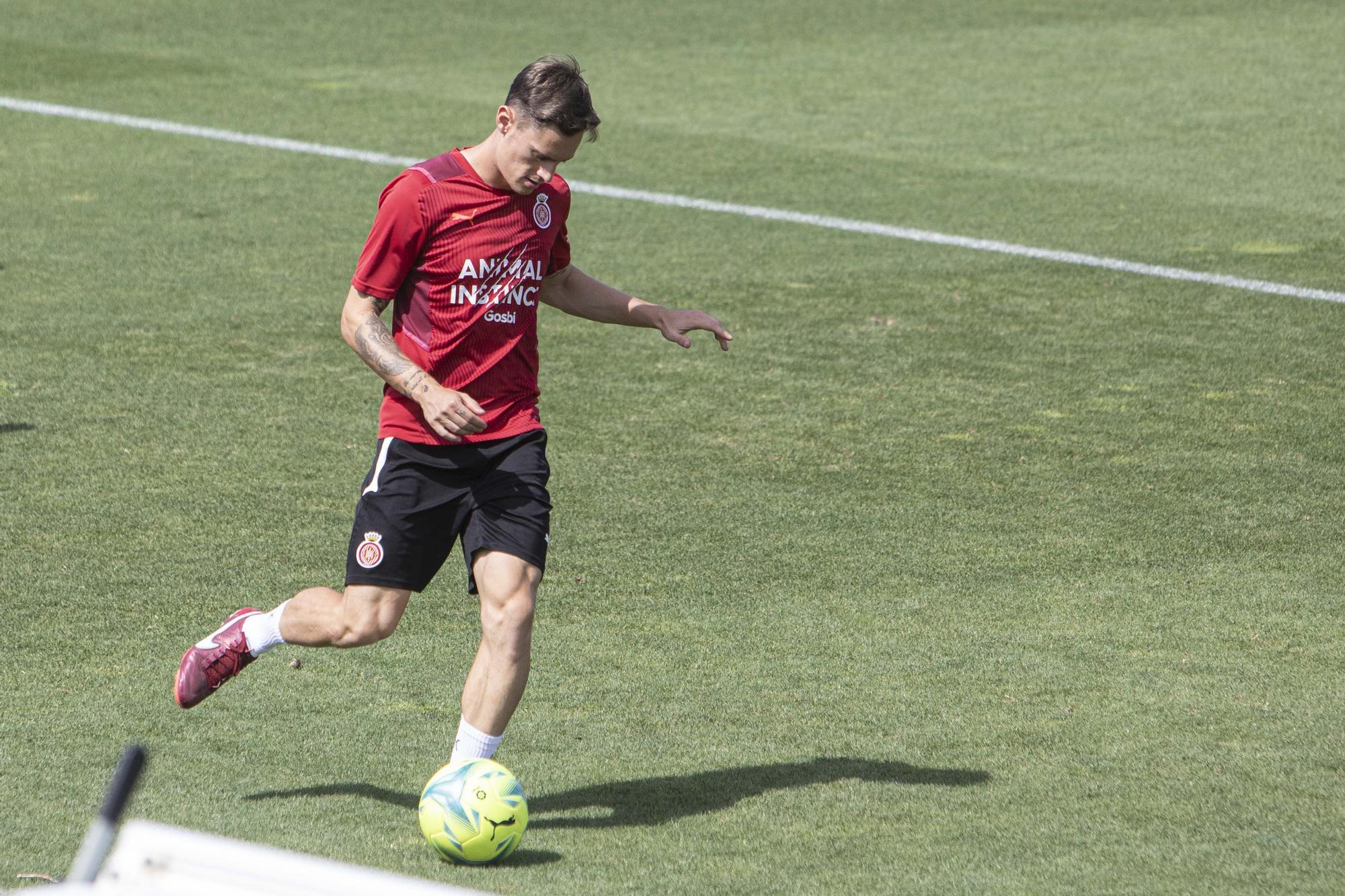 El penúltim entrenament del Girona abans de la final a Tenerife