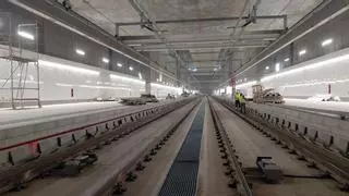 Así están las obras del acceso ferroviario de Rodalies al aeropuerto de Barcelona-El Prat, ya al 95%