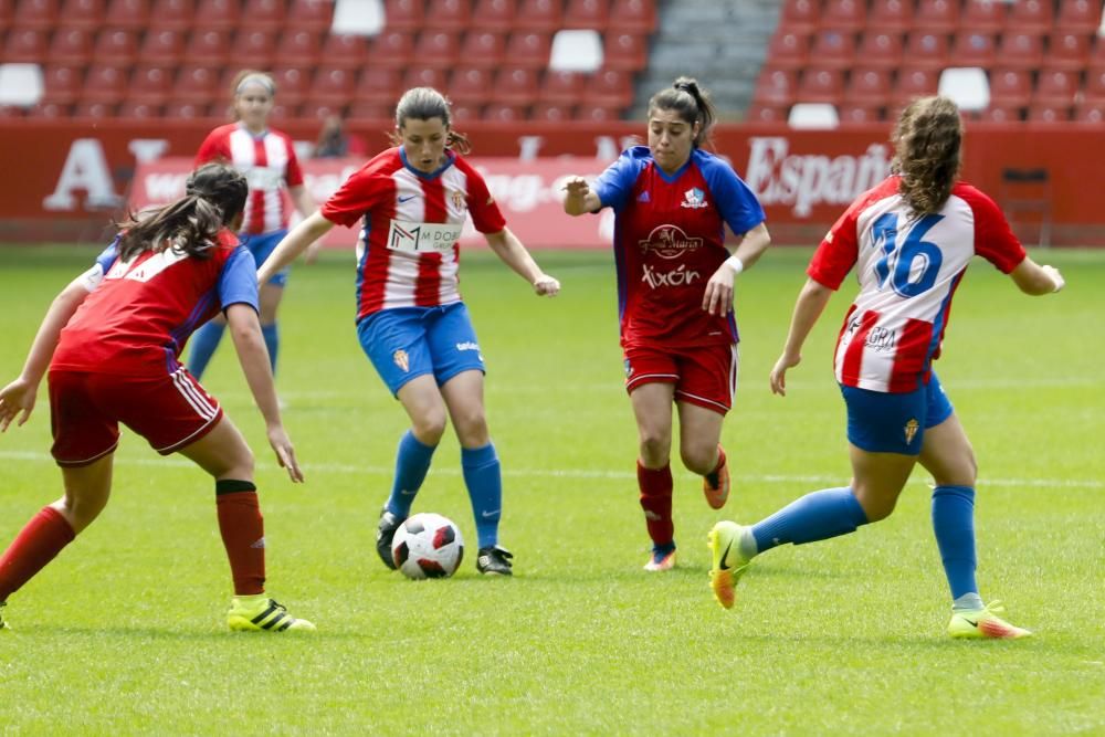 El derbi femenino de Gijón, en imágenes