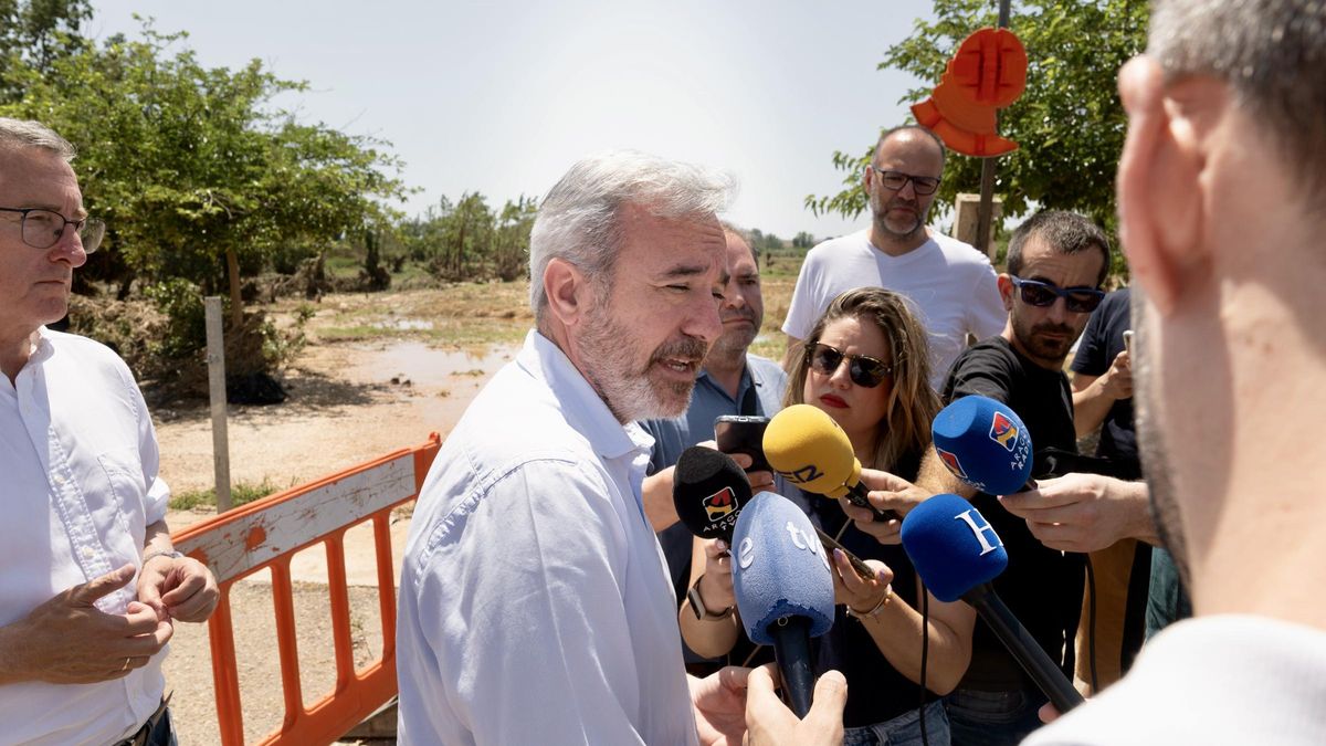 El presidente del Gobierno de Aragón, Jorge Azcón, este lunes.