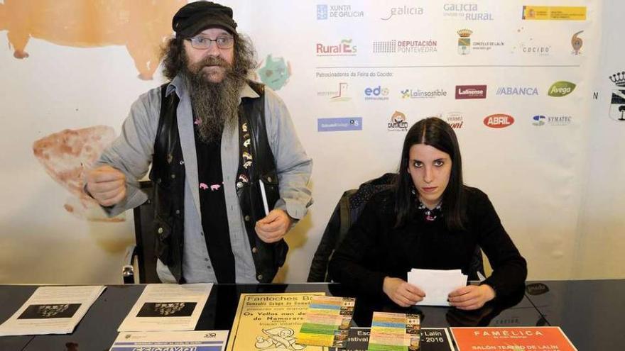 Paío y Peña, durante la presentación de la programación cultural, ayer, en el consistorio. // Bernabé/Javier Lalín