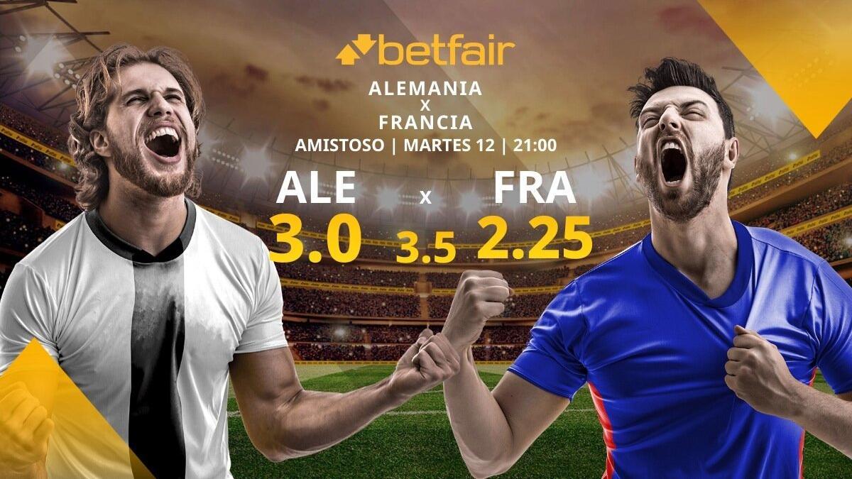 Alemania vs. Francia: horario, TV, estadísticas, clasificación y pronósticos