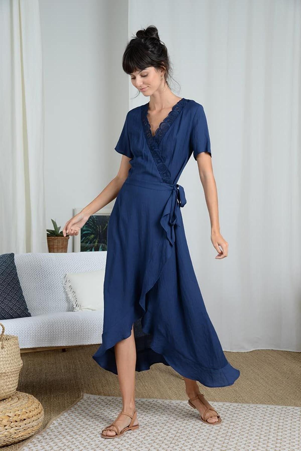 Vestido azul de Molly Bracken