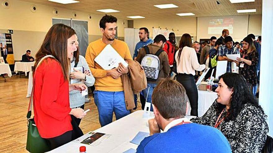 Más de 300 jóvenes buscan trabajo en la VI Feria de Empleo