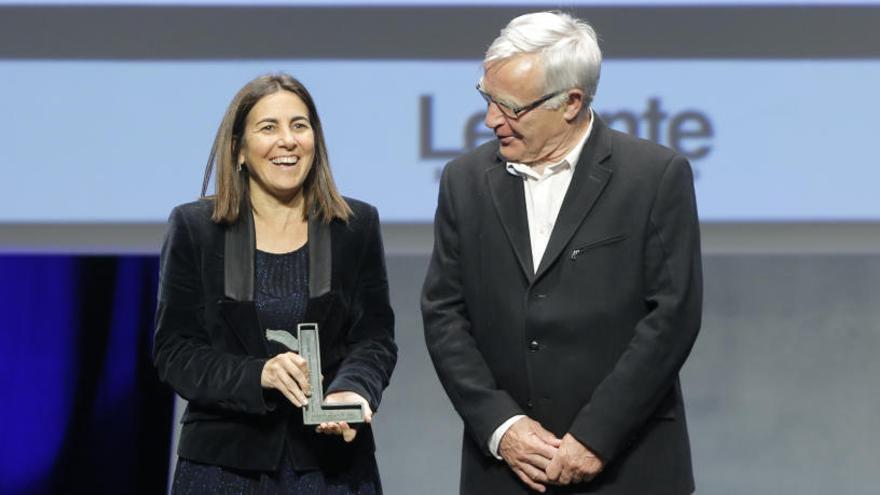 María Jesús Almazor y Joan Ribó durante la gala de premios de Levante-EMV.