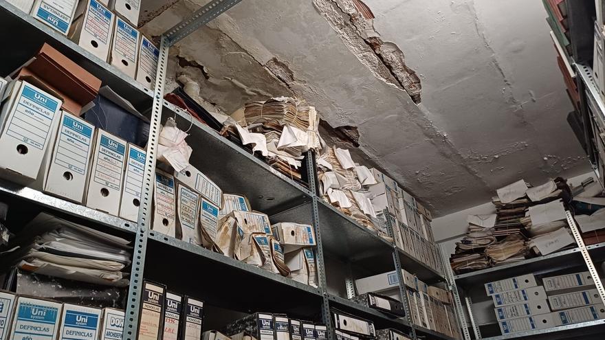 Ordenan el &quot;cierre inmediato&quot; de un edificio del archivo municipal en Castellón por riesgo de derrumbe