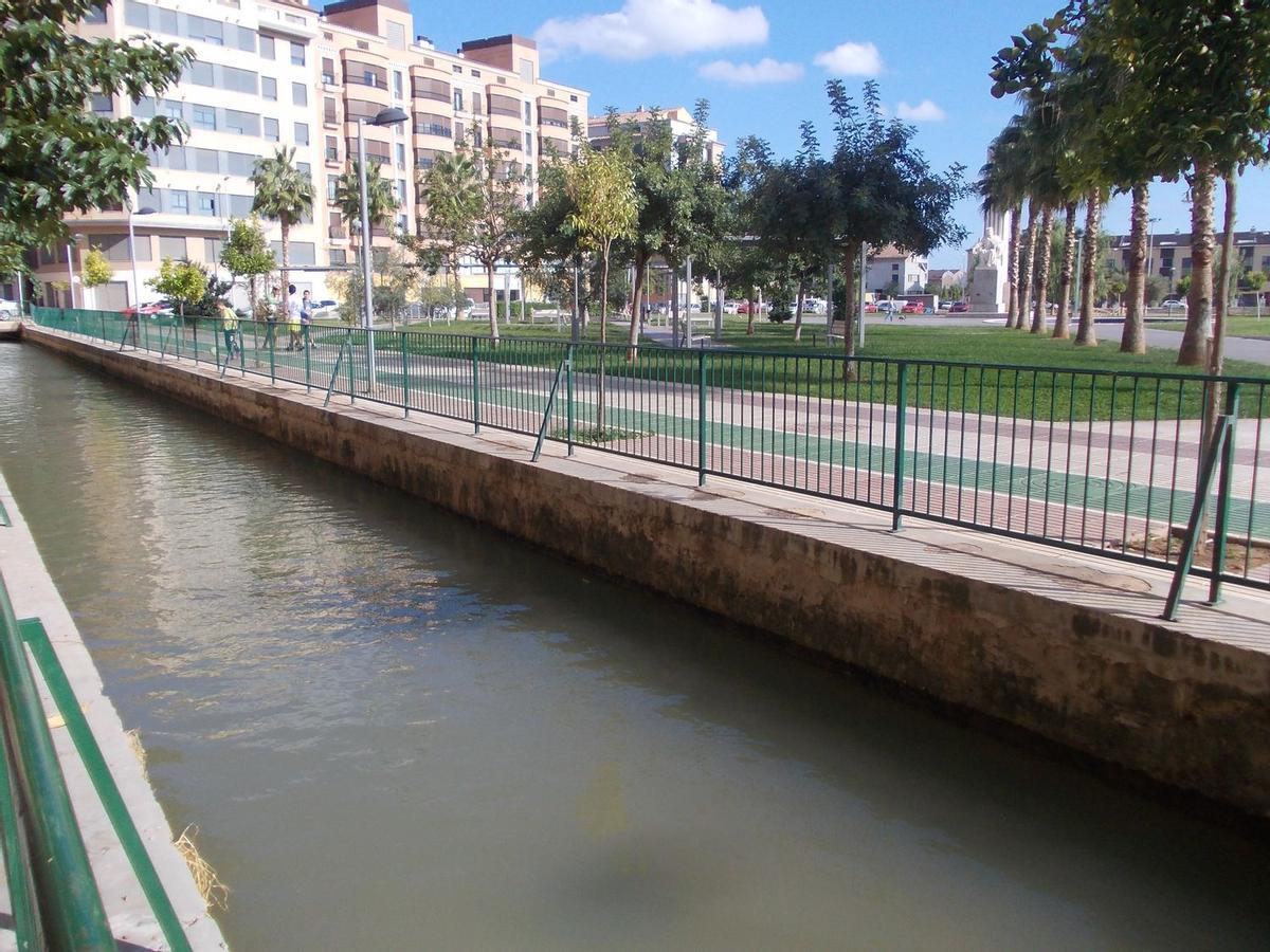 El Ayuntamiento quiere mantener un tramo de la Sequia Major con una lámina de agua como elemento paisajistico.