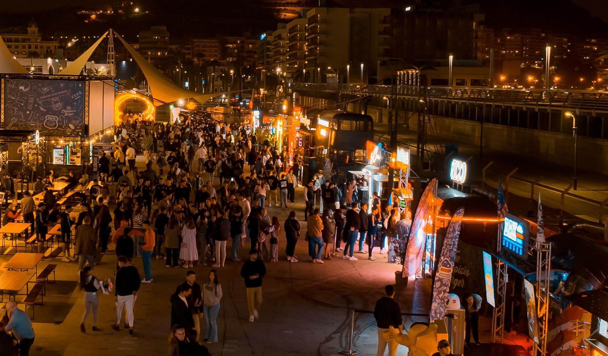 Imagen del ambiente en la celebración de The Champions Burger.