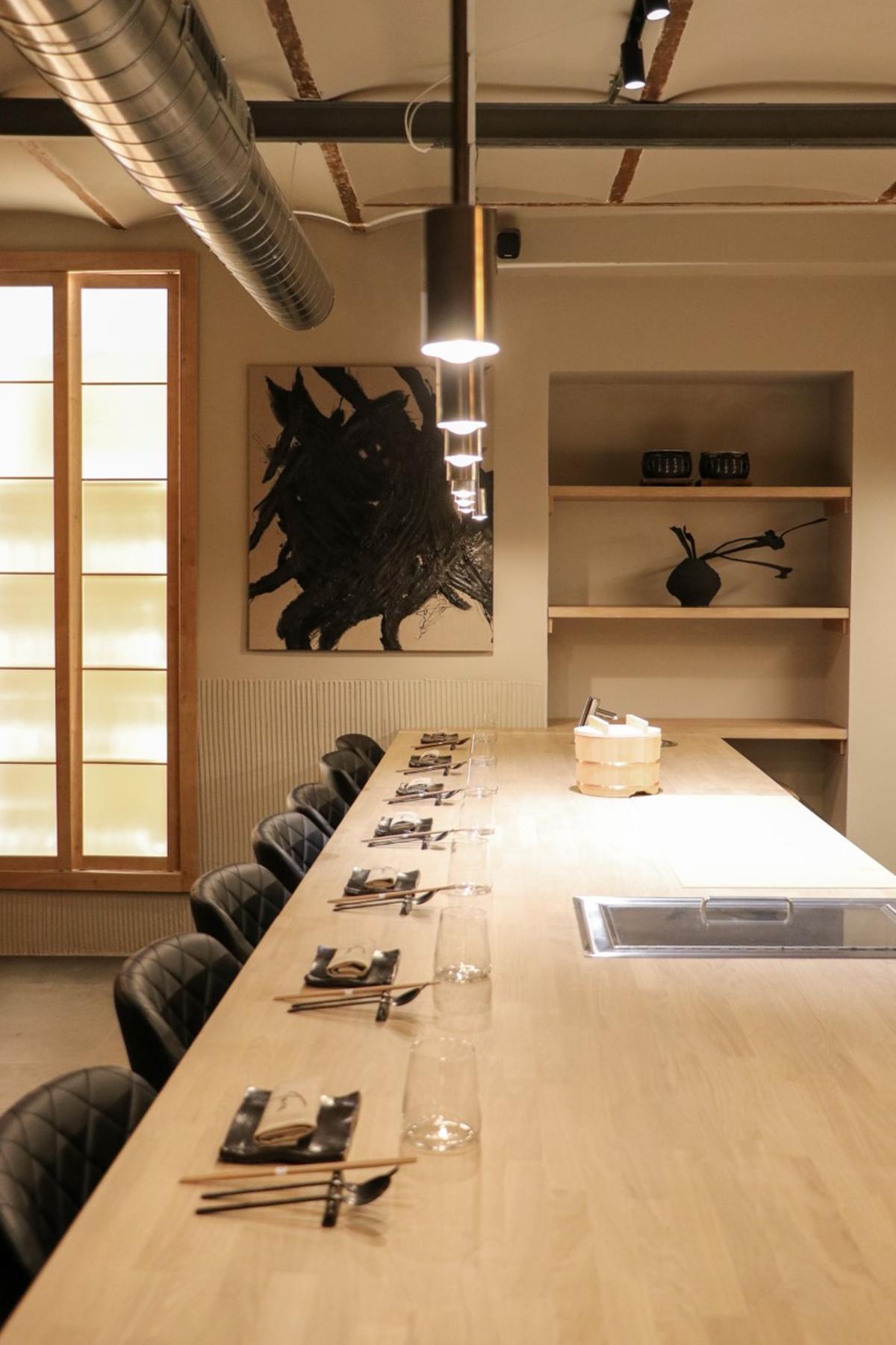 Tora, el restaurante de Mario Hermoso, combina la cocina japonesa con la española