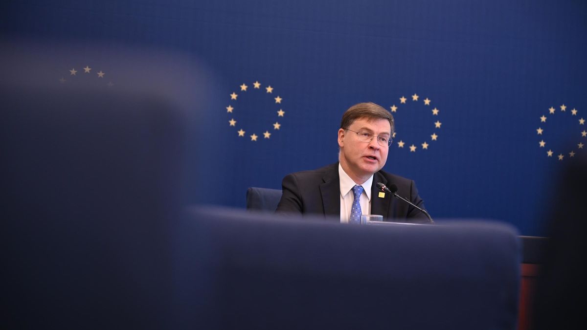 Valdis Dombrovkis, Comisario de Economía, en una foto de archivo.