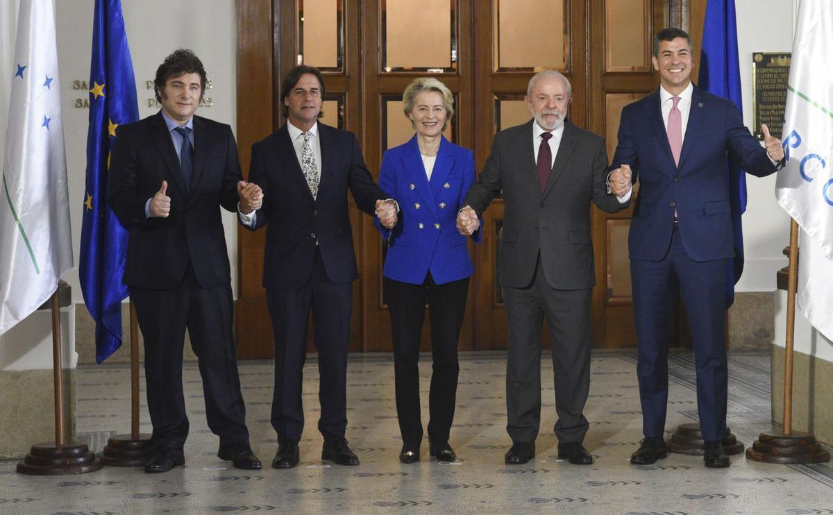 Mercosur i la UE tanquen un acord comercial congelat des del 2019 Mercosur i la UE tanquen un acord comercial congelat des del 2019