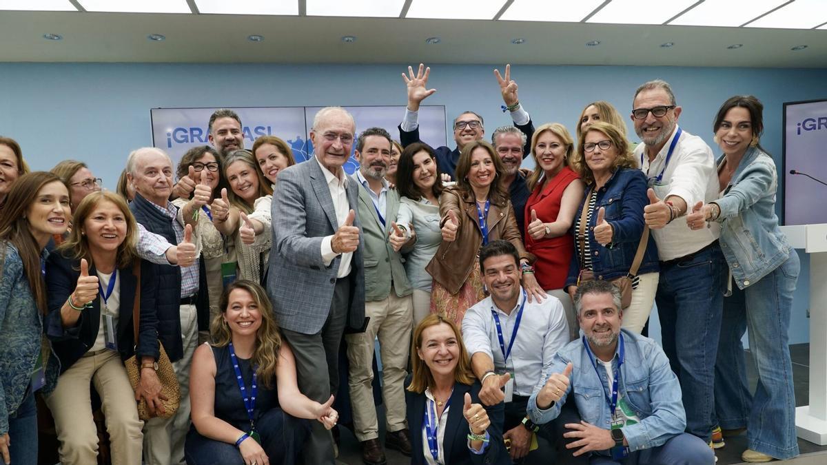El Partido Popular celebra la victoria en las elecciones andaluzas