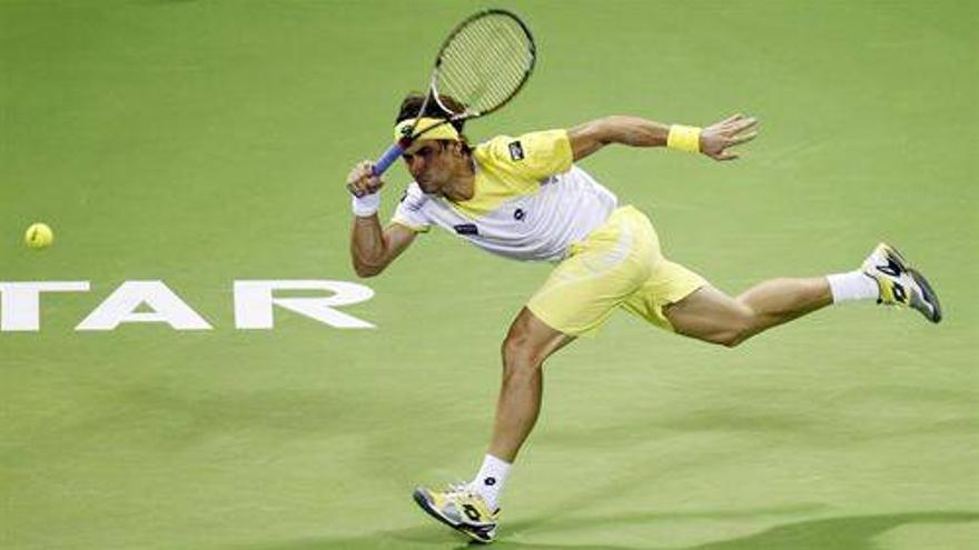 David Ferrer se mete en la segunda ronda de Doha