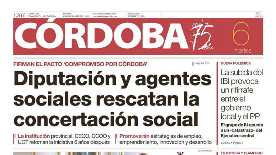 La portada de CÓRDOBA