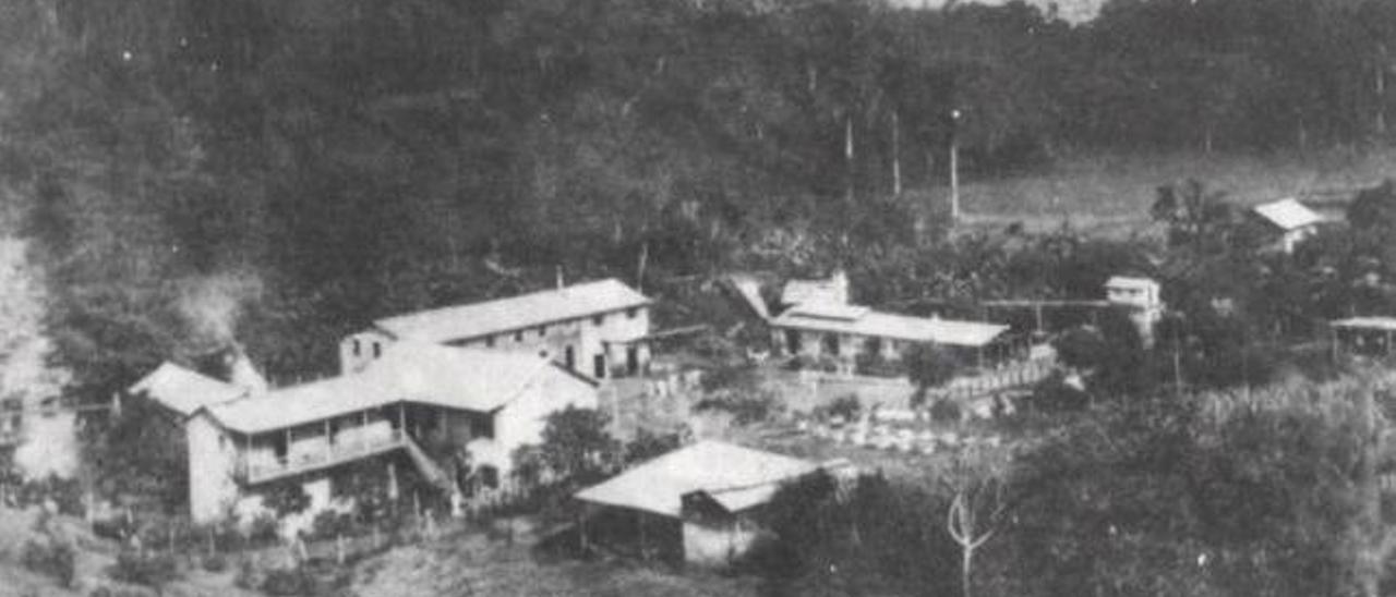 Vista panorámica de la hacienda La Balear, finca regentada por emigrantes mallorquines afincados en Puerto Rico.