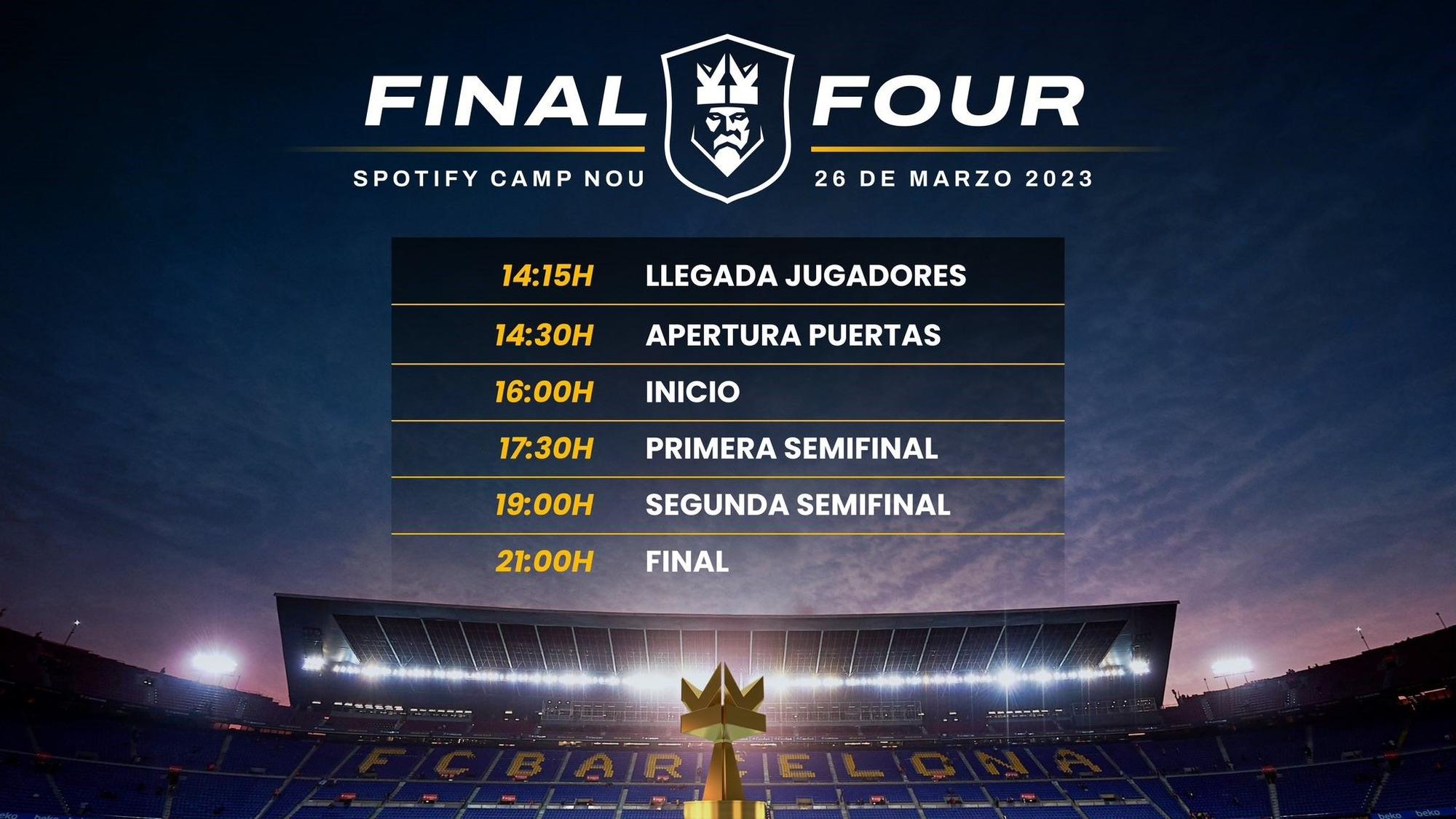 Horarios de la Final Four de la Kings League en el Camp Nou