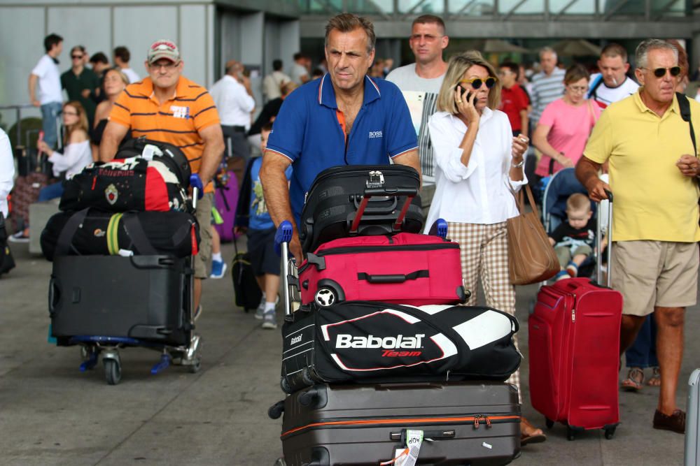 Operación retorno en el aeropuerto de Málaga