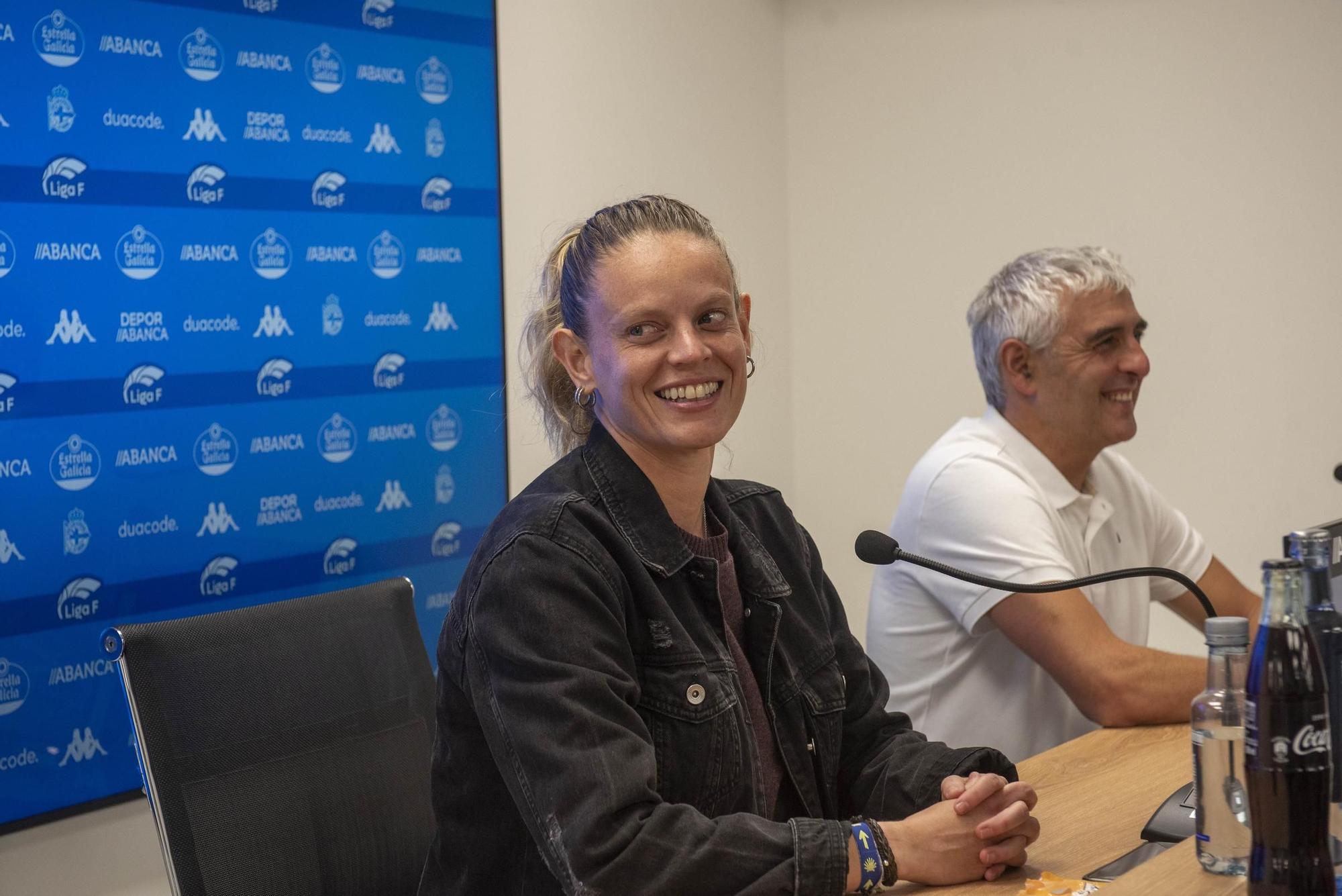 Despedida de Irene Ferreras como entrenadora del Deportivo