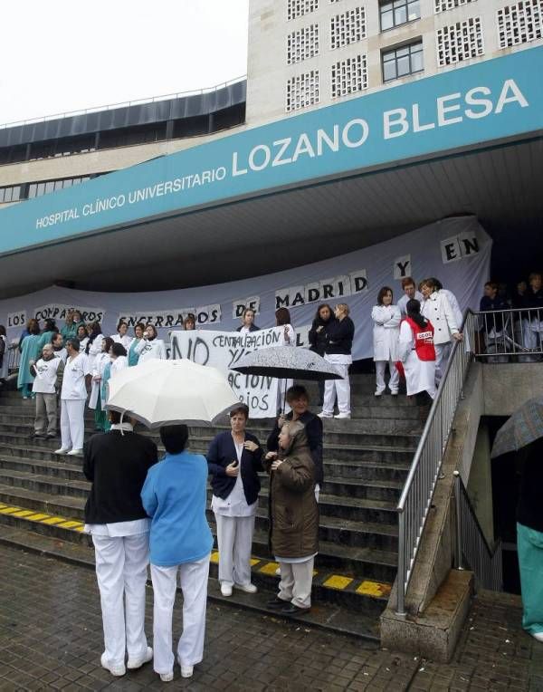 Fotogalería: Concentración contra la privatización de la sanidad