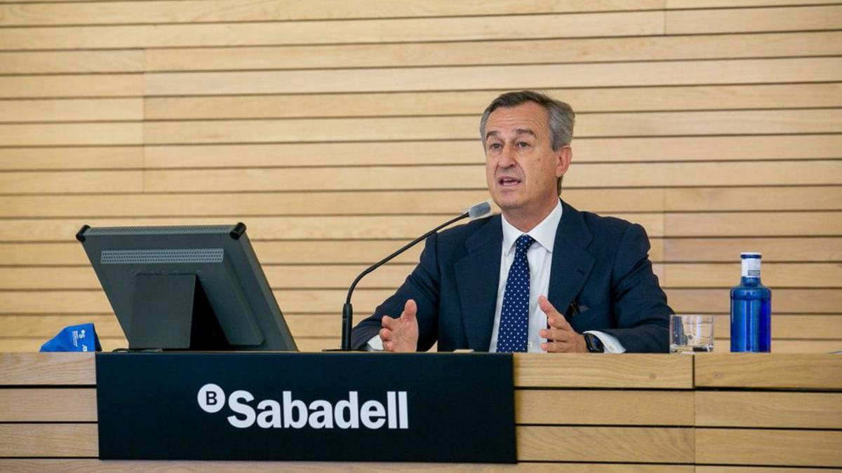 El conseller delegat del Sabadell, César González-Bueno | ARXIU/ACN