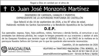 D. Juan José Monzonís Martínez