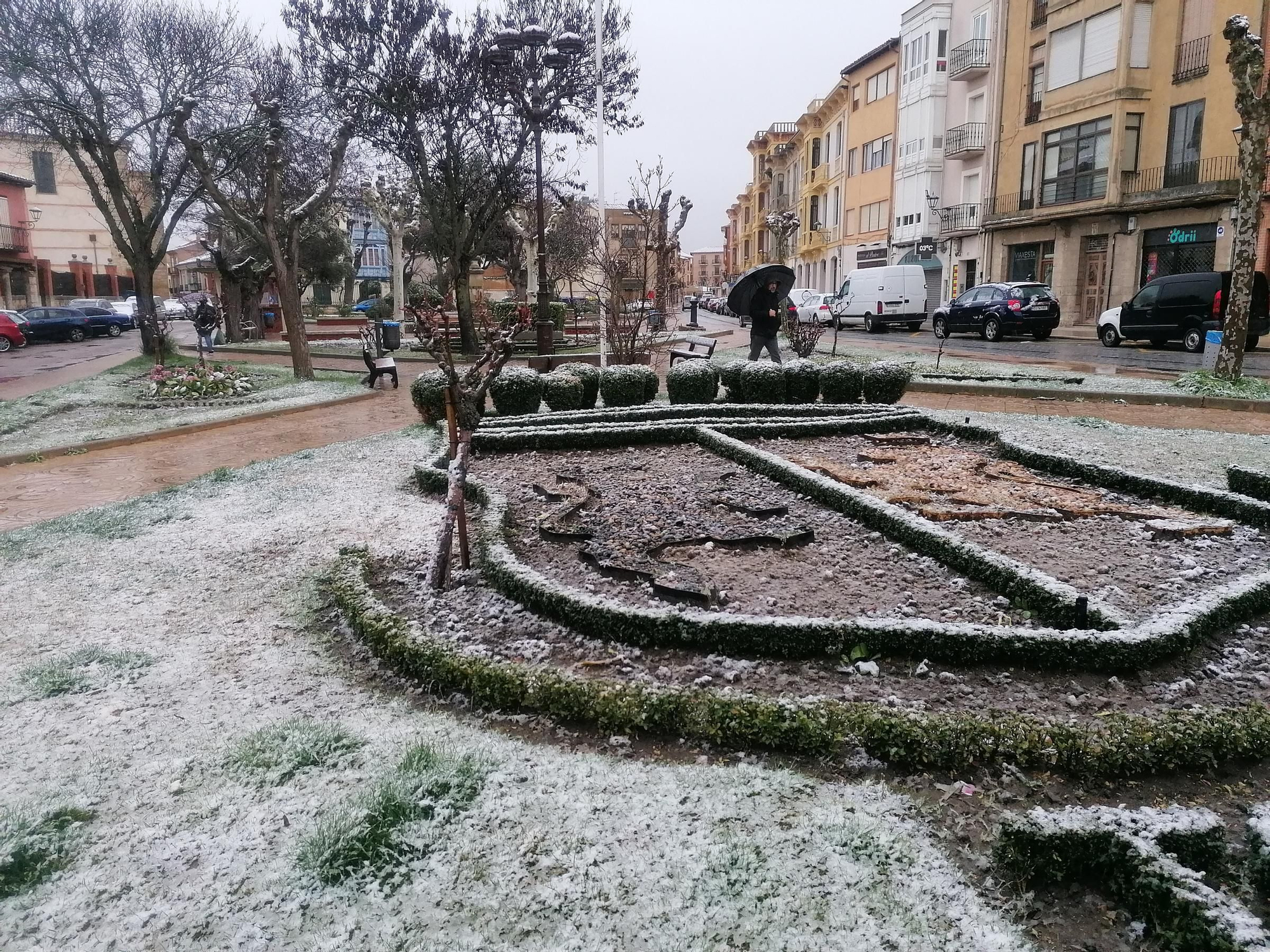 GALERÍA | La nieve se asoma tímidamente a Toro