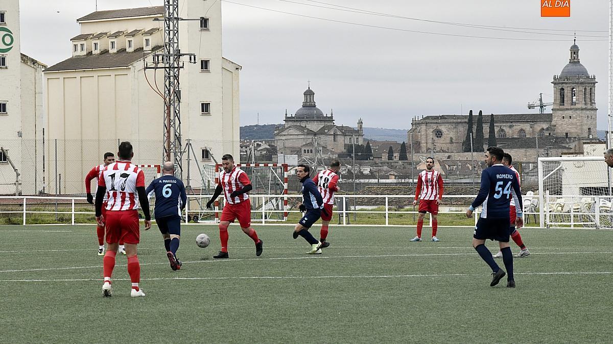Jugadores caurienses, durante uno de los encuentros.
